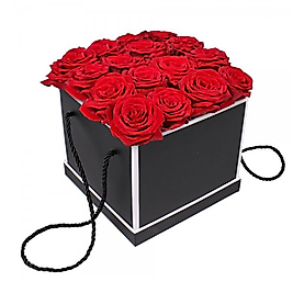 Kutuda 15 Kırmızı Gül