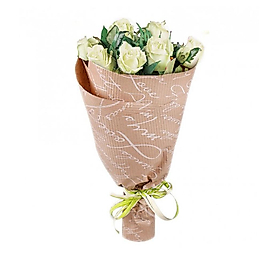 7 Adet Beyaz Gül Buketi