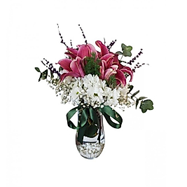 Cam Vazoda Lilyum Papatya