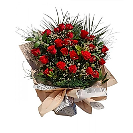 51 Adet Gül Çiçekli Buketi