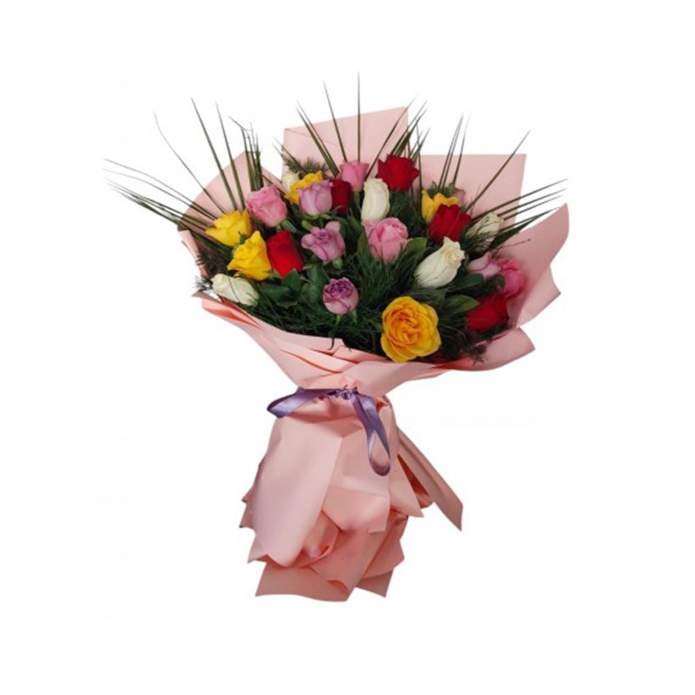 25'li Karışık Gül Buketi