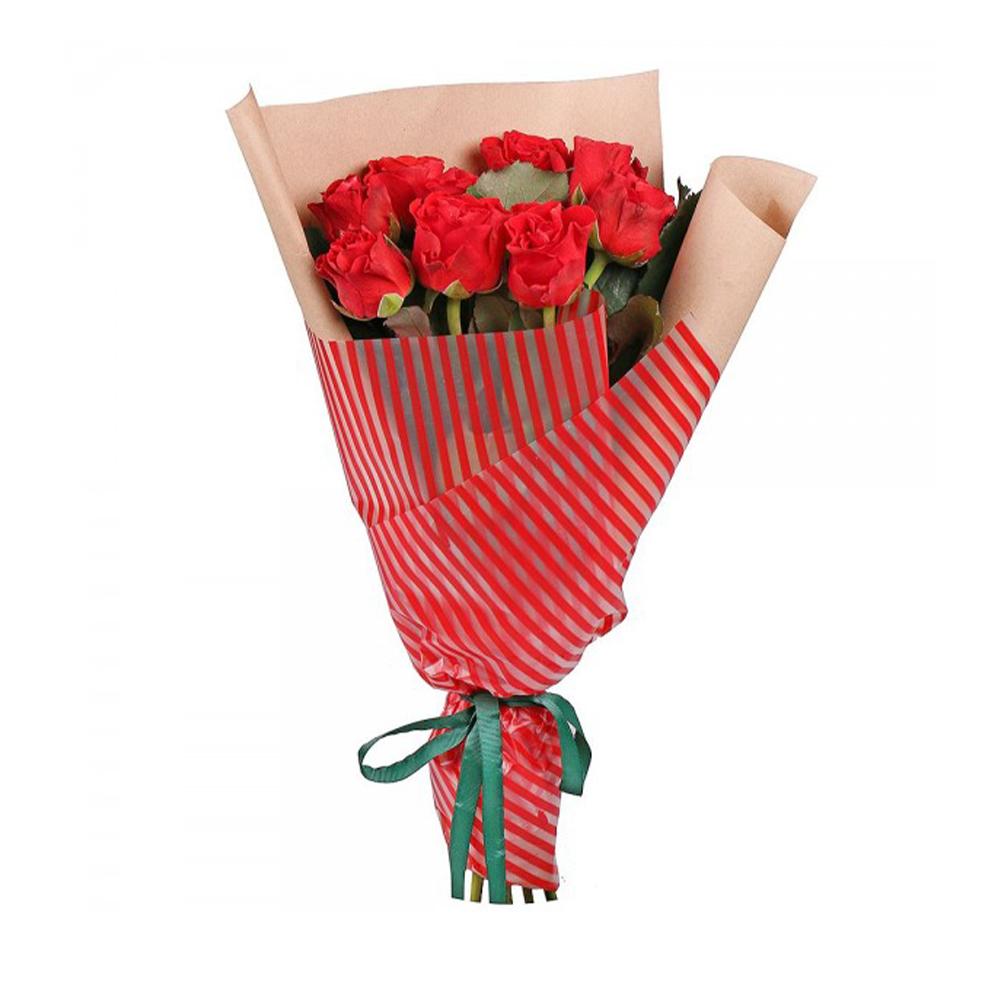 9 Adet Kırmızı Gül Buketi