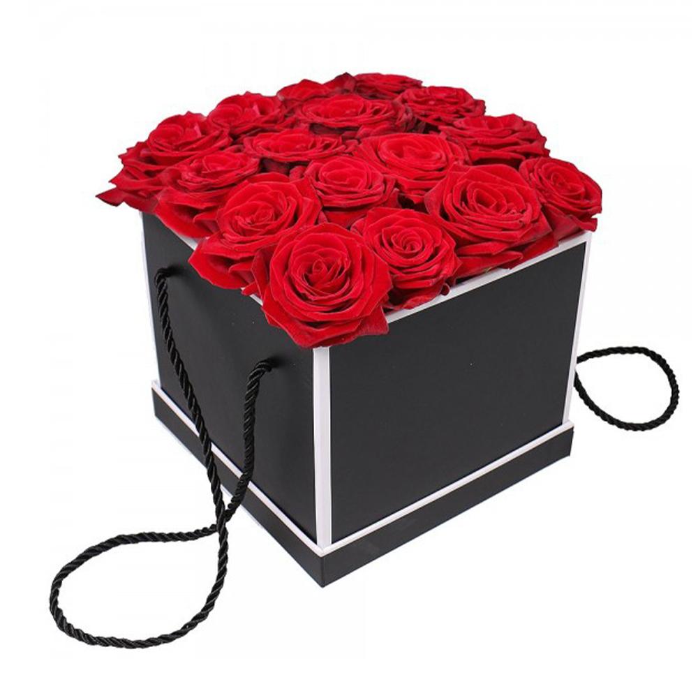 Kutuda 15 Kırmızı Gül