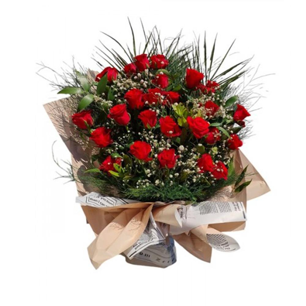 51 Adet Gül Çiçekli Buketi